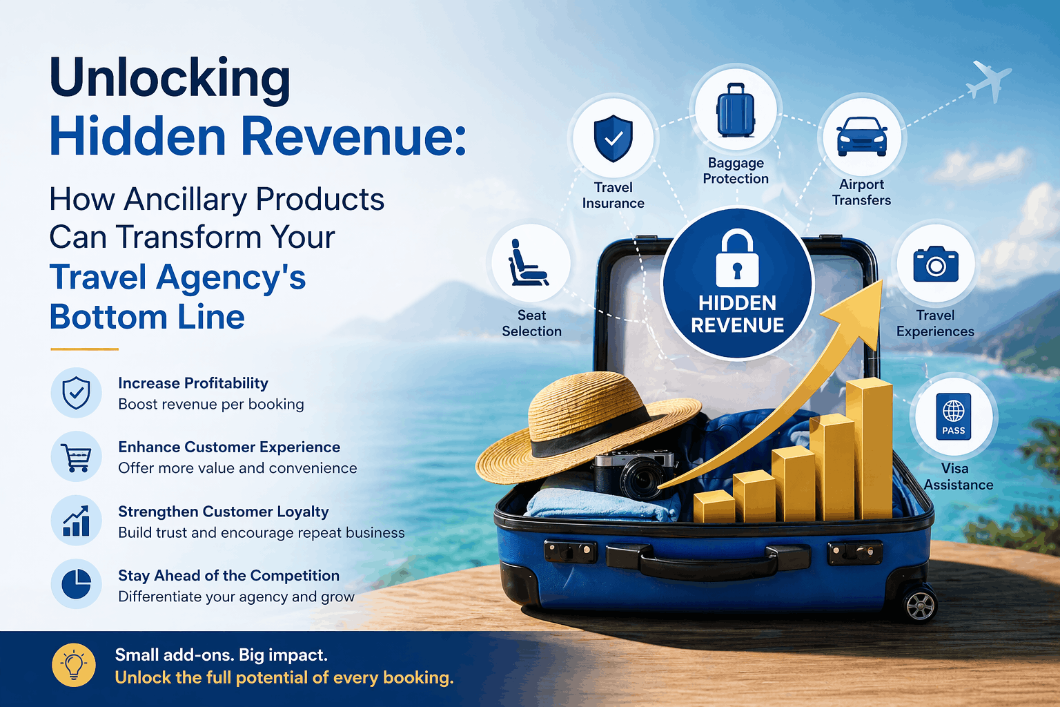 Unlocking Hidden Revenue: How Ancillary Products Can Transform Your Travel Agency's Bottom Line