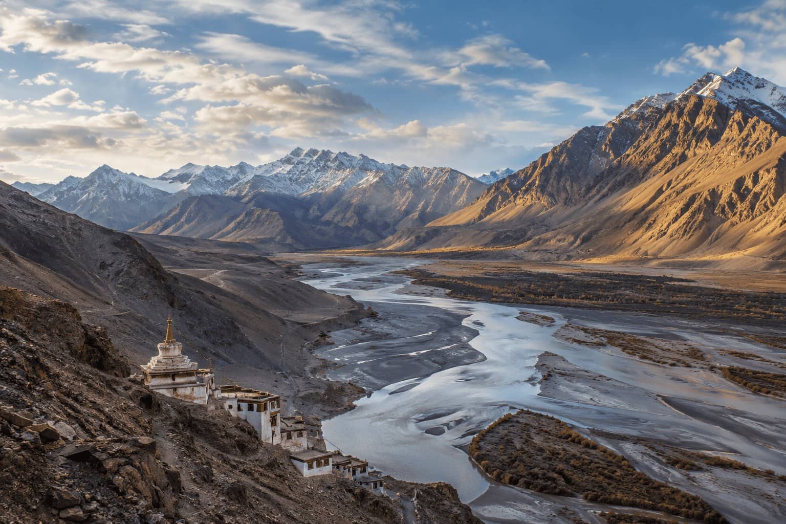 Flyo - Himalayan valley at sunset